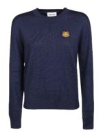 Maglia in lana con patch Tiger