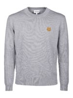 Pullover in lana con logo