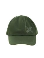 Cappello verde con logo