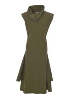 Vestito svasato verde