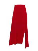 Gonna asimmetrica colore Minimun Red