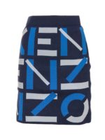 Minigonna Sport monogram blu