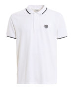 Polo bianca K Fit in cotone con crest Tiger