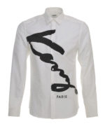 Camicia in cotone con firma