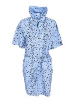 Abito azzurro con cintura