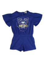 Tutina in misto cotone con stampa tigre