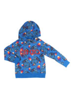 Felpa con stampa drago all over