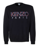 Felpa con logo colorato davanti