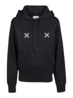 Logo embroidery cotton hoodie