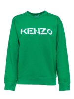 Felpa lettering verde