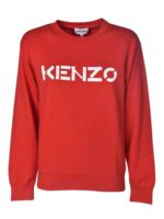 Felpa con logo rossa