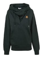 Felpa in cotone con patch Tiger