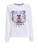 Felpa bianca Tiger classica