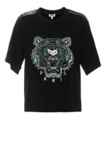 Classica T-shirt Tiger Sea Lily nera