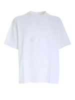 T-shirt Embossed Tiger bianca