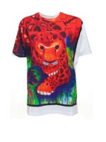 Kenzo x Kansai Yamamoto T-shirt Leopard bianc