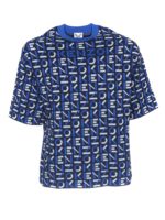 T-shirt Monogram blu