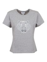 T-shirt con ricamo Tiger