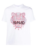T-shirt con ricamo logo Tiger