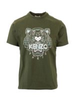 T-shirt Tiger verde kaki