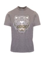 T-shirt Tiger grigio melange