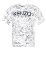 T-shirt con stampa Wave Mermaid