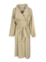 Trench doppiopetto beige