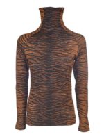 Pull Col Roule - Imprime Animal