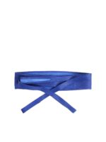 Cintura in pelle bluette