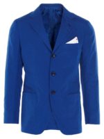 Giacca blu in cotone