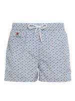 Boxer da mare con stampa pesci