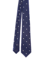 Cravatta in seta con pois