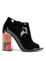 Stivaletti tacco stampa geometrica