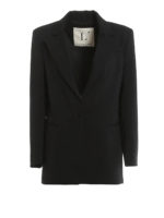 Blazer in crepe monopetto