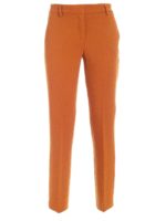 Pantalone in gabardine color ocra