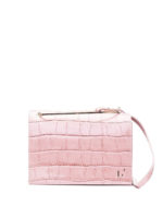 Borsa tracolla in pelle stampa cocco