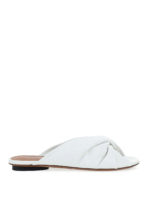 Sandali in pelle effetto craquele