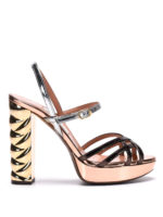 Sandali con tacco strutturato