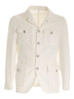 Giacca in lino bianco