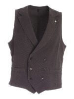 Gilet doppio petto grigio