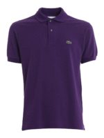 Polo in pique con ricamo logo