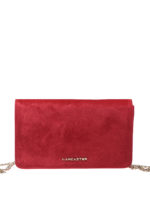 Clutch in velluto rosso