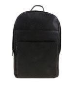 Zaino nero con logo impresso
