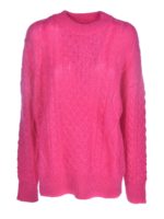 Pullover lavorato fucsia