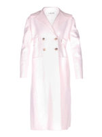 Cappotto rosa in lana misto cashmere