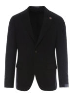 Blazer monopetto in cashmere