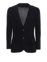 Giacca in maglia di cotone a coste