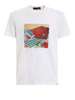 T-shirt in cotone con stampa Rene Gruau