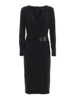 Abito in jersey con doppio cinturino
