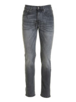 Jeans cinque tasche skinny lavato